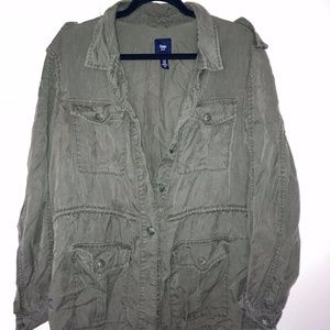 Green army jacket
